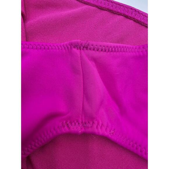Good American Women's Fuchsia Pink Bikini Top XS/0 & High Rise Bottoms M/2 NWT - Picture 10 of 16